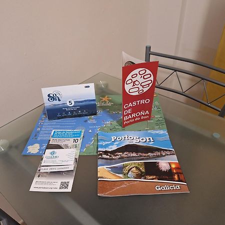 Apartamentos Costa Xuno Porto do Son Esterno foto